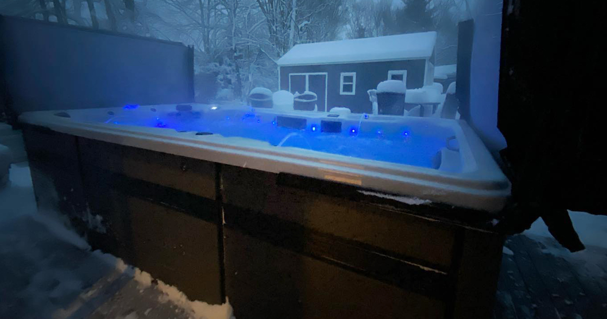 Swim spas and snowstorms A winter guide for owners H2X Swim Spas Blog