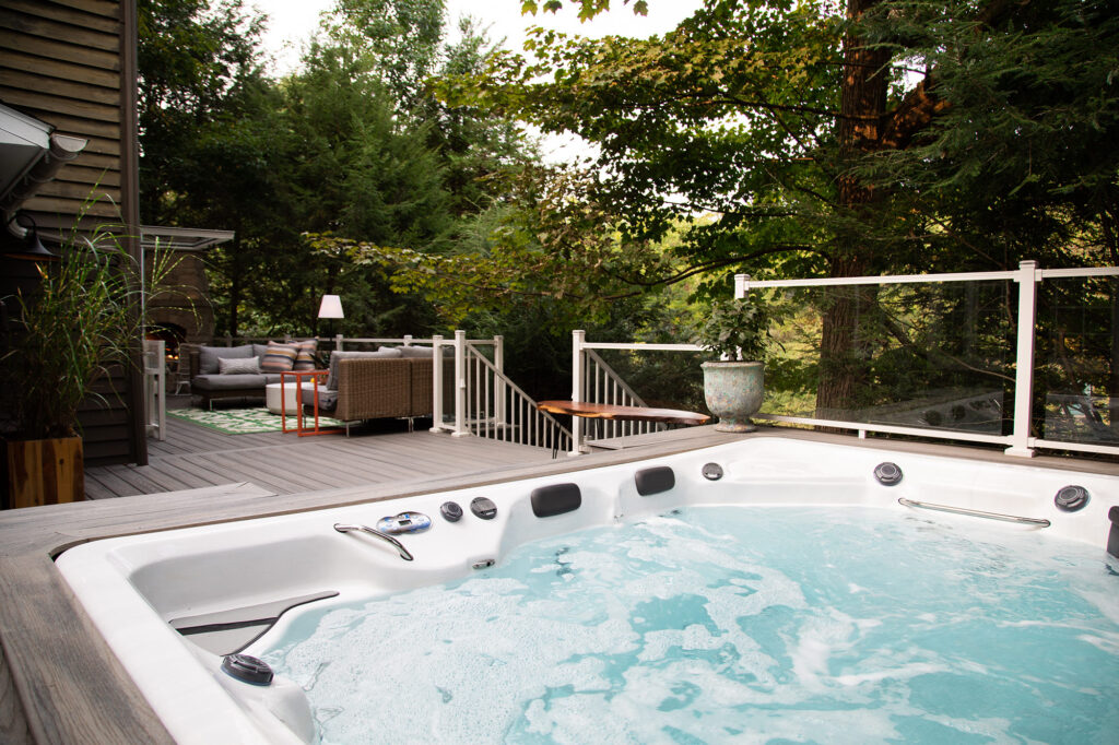 small backyard swim spa ideas