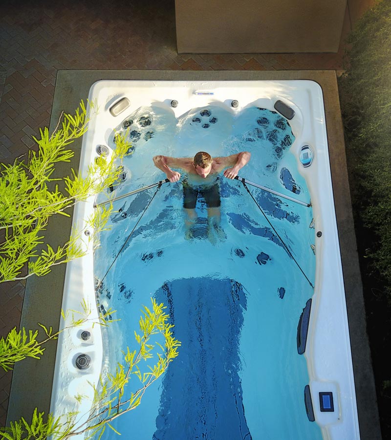 A swim spa can be used year-round in any climate, from Arizona to Alaska