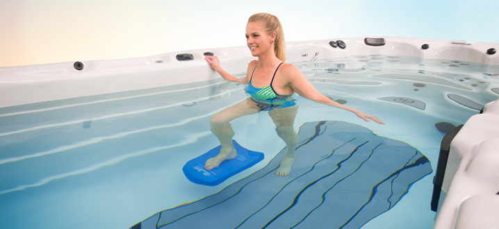 Water buoyancy can help relieve pressure on joints for therapy