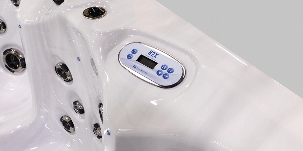 Therapool 15 control panel.