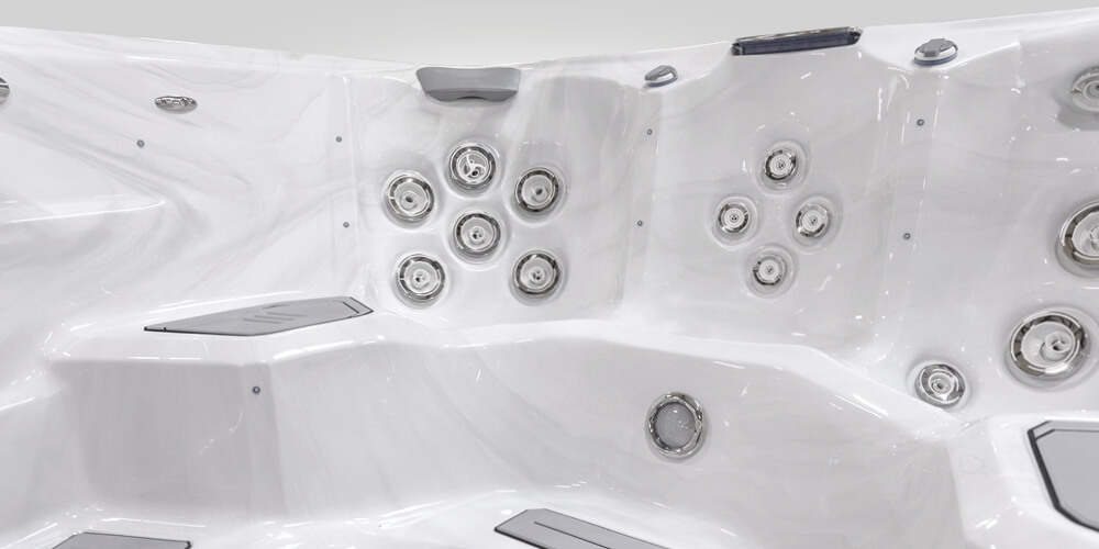 Jets on a swim spa.