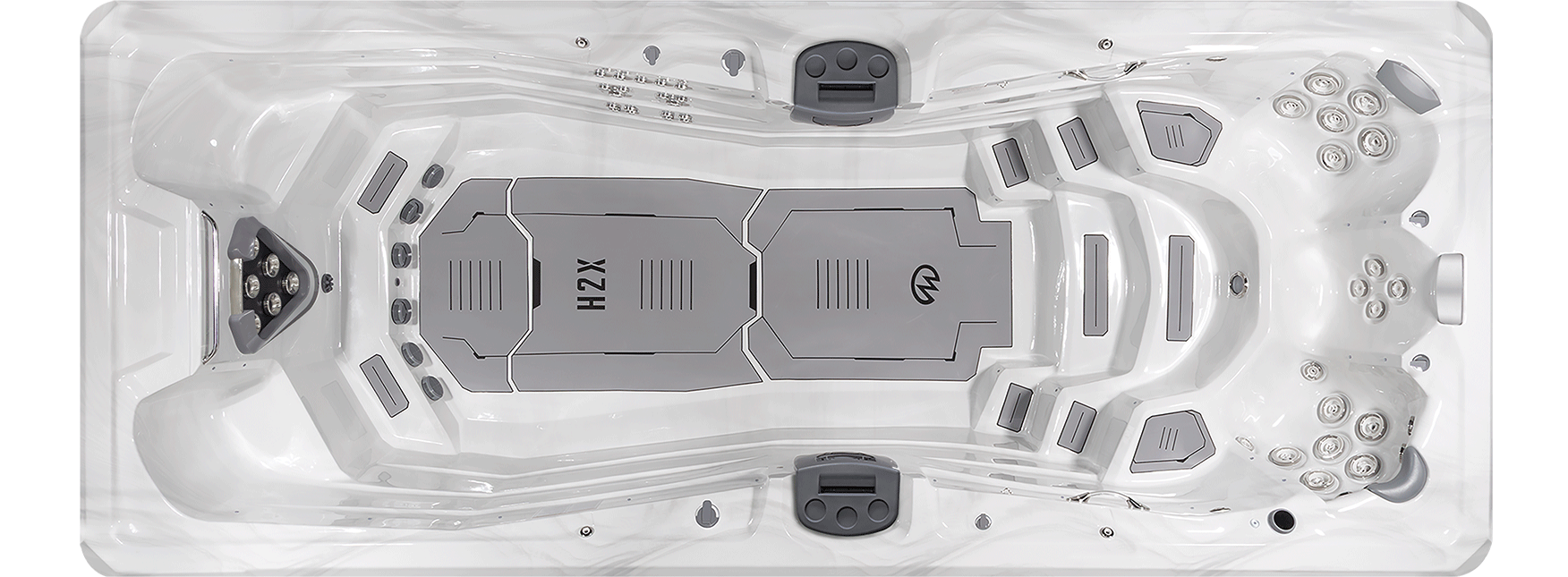 Challenger 19D MAX Swim Spa Downshot