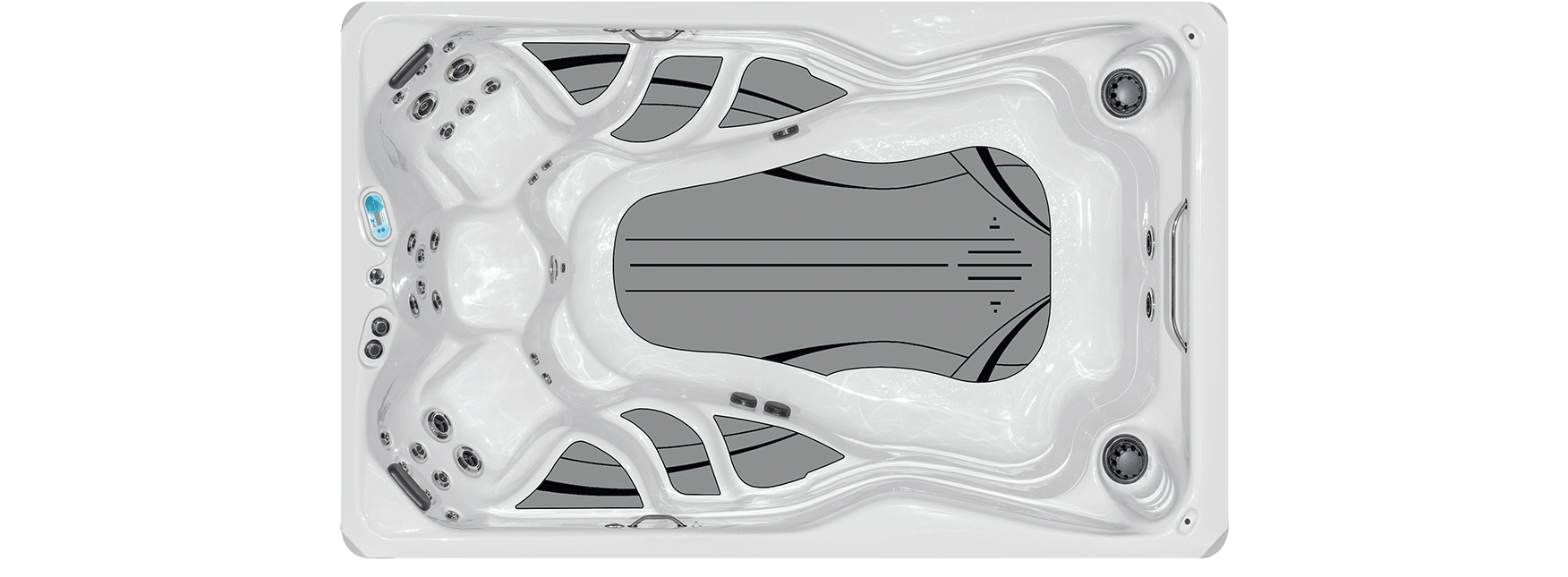 Therapool 13 Swim Spa Downshot