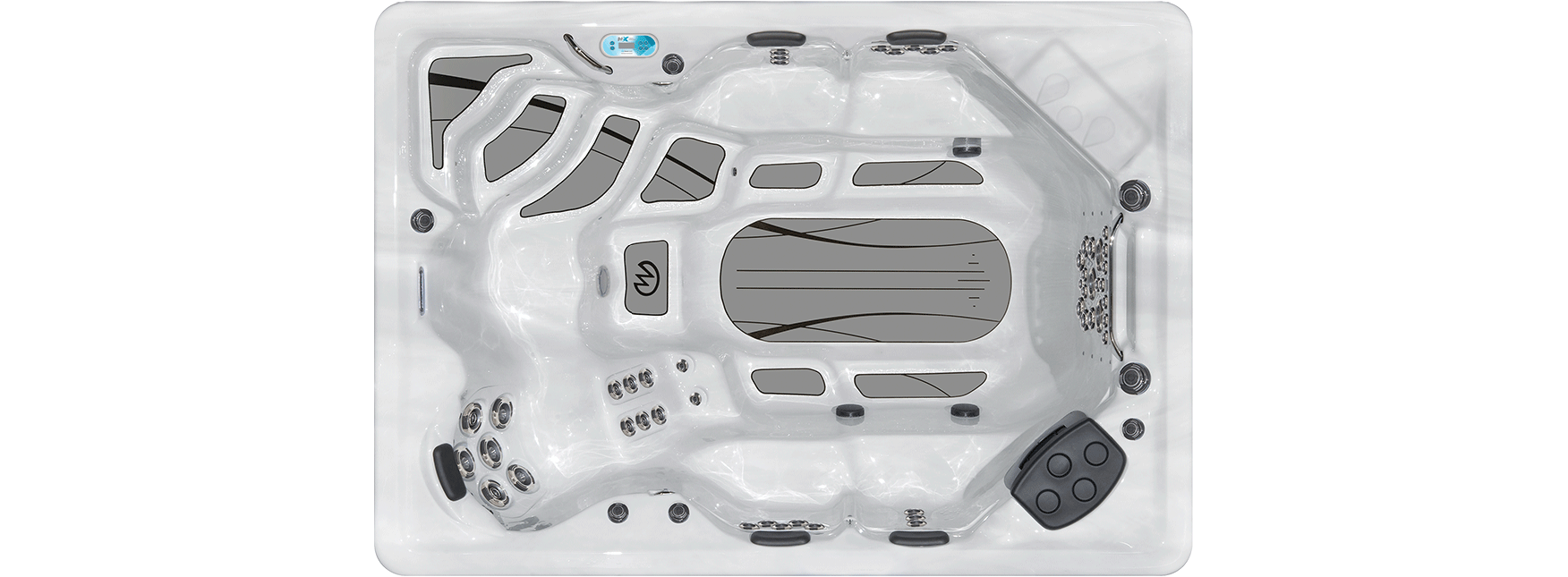 Therapool D Swim Spa Downshot