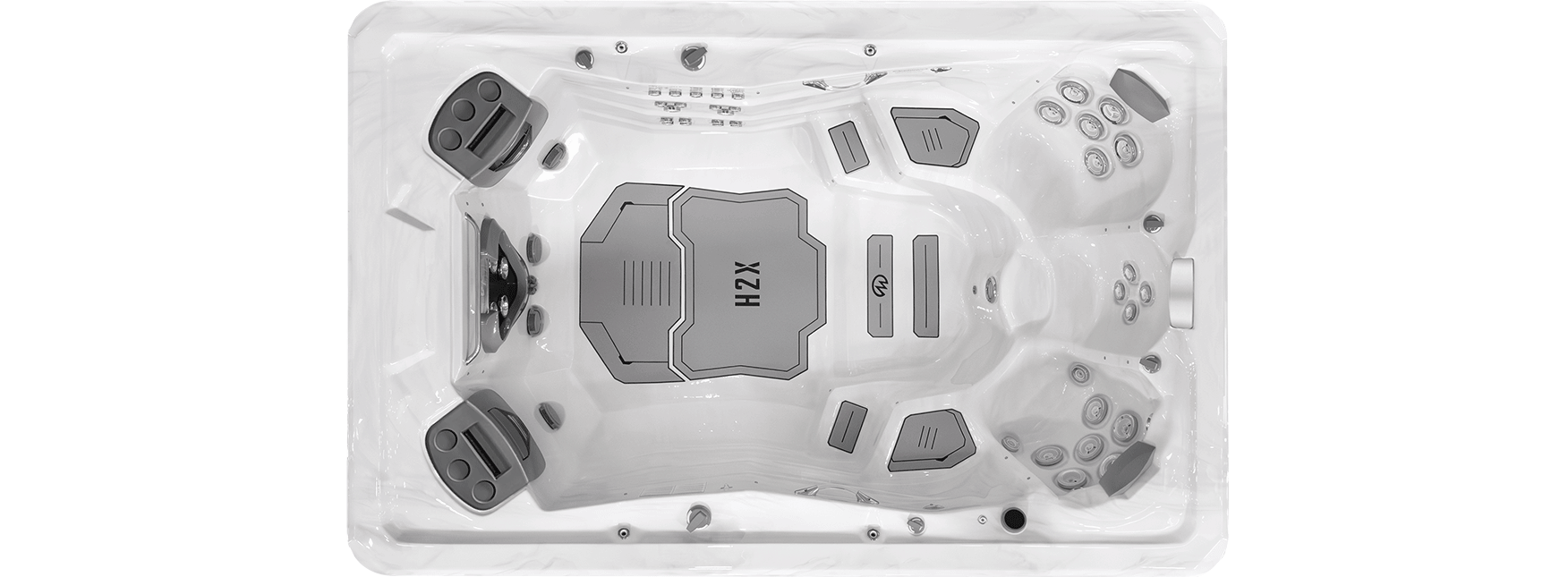 Trainer 12 Swim Spa Downshot