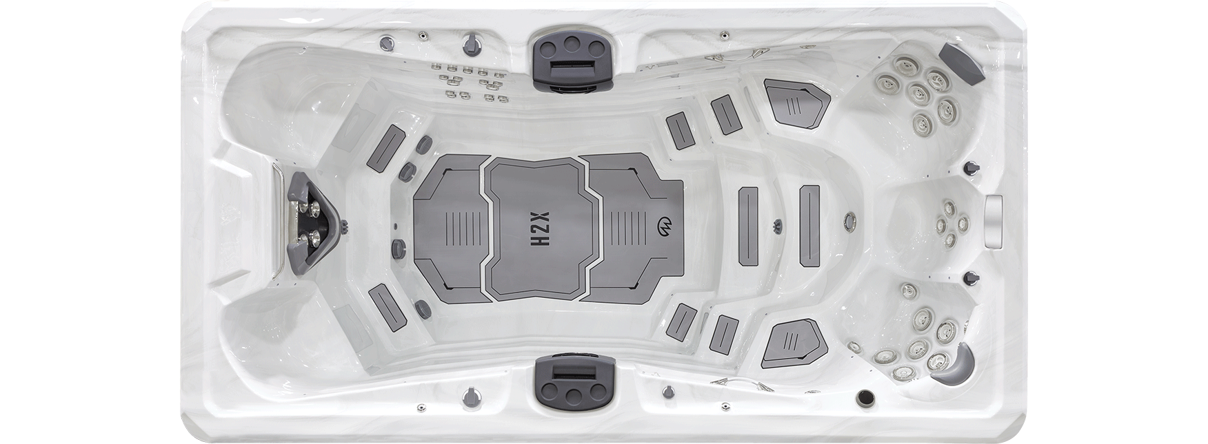 Trainer 15 D Swim Spa Downshot