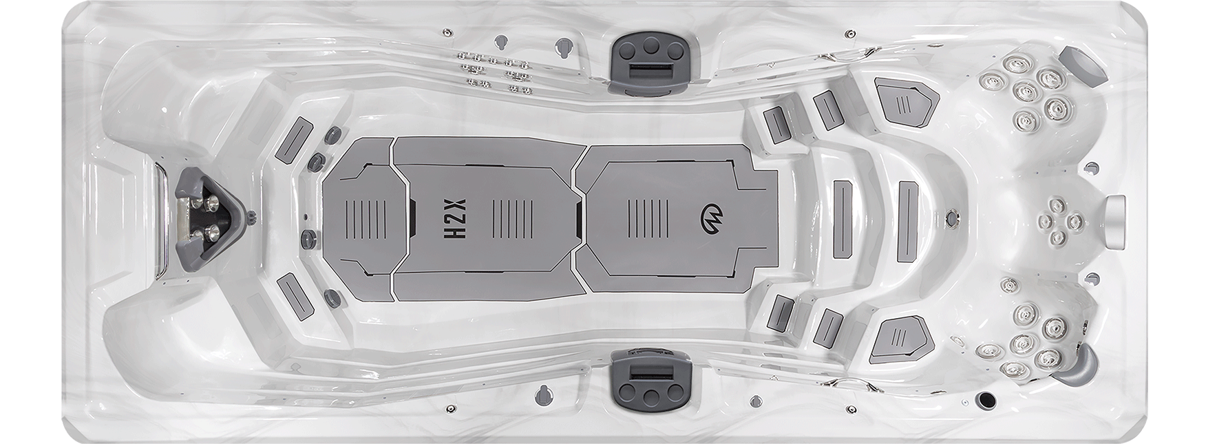 Trainer 19D MAX Swim Spa Downshot