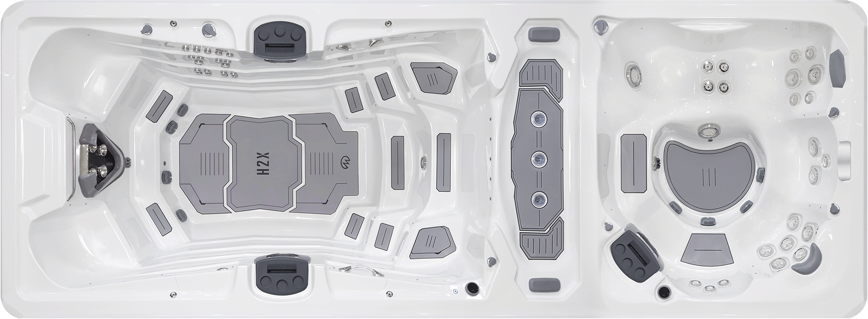 Trainer 21D Swim Spa Downshot